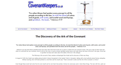 Desktop Screenshot of covenantkeepers.co.uk