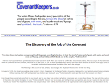 Tablet Screenshot of covenantkeepers.co.uk