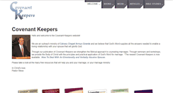 Desktop Screenshot of covenantkeepers.org
