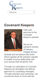 Mobile Screenshot of covenantkeepers.org